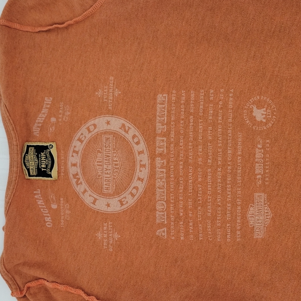 Harley Davidson Limited Edition Happy Days Tee Shirt, Size Small - Picture 7 of 13